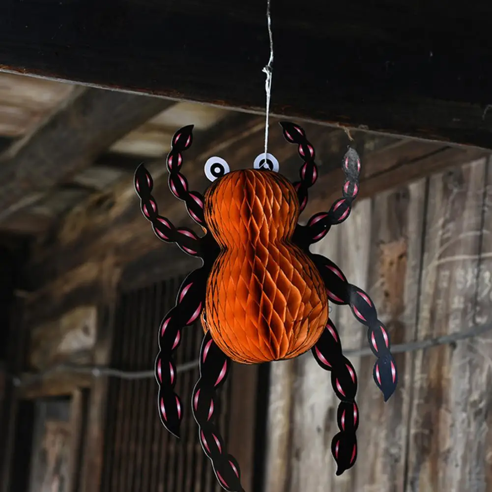 Halloween Agățat Spider Decor Infricosator de Pliere Hârtie de Vacanță Decorare 3D Spider Fagure de miere Pandantiv Consumabile Partid