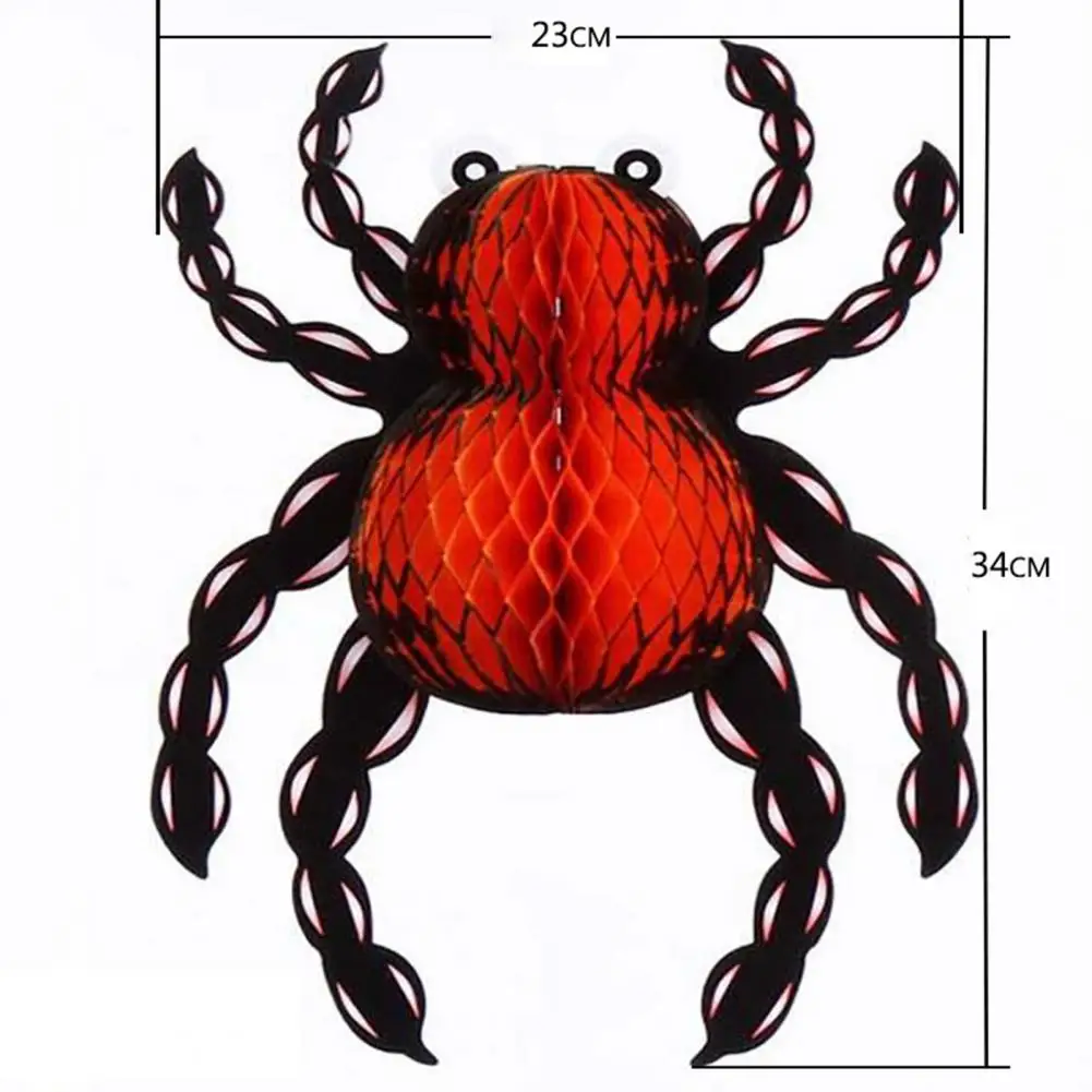 Halloween Agățat Spider Decor Infricosator de Pliere Hârtie de Vacanță Decorare 3D Spider Fagure de miere Pandantiv Consumabile Partid