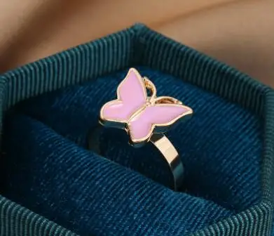 Interesant Fluture Decompresie De Deschidere Reglabil Ring Ring Moda Temperament Versatil Inele 10 Piese Set Punk Inele