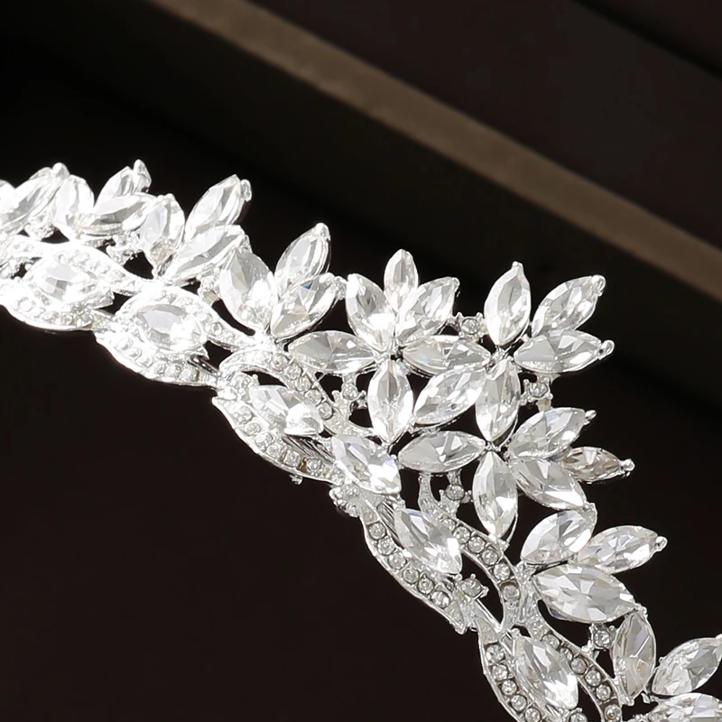 Itacazzo Mireasa Pălării de Argint-culoare Nobilă Stil Orbitor Doamnelor Coroana Pentru Mireasa