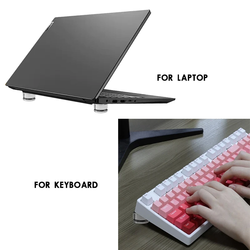 Laptop Ergonomie Aliaj De Aluminiu Picior Pad Gamebook Titularul Silicon Ridicată De Disipare A Căldurii Suport Tastatură De Bază Raft