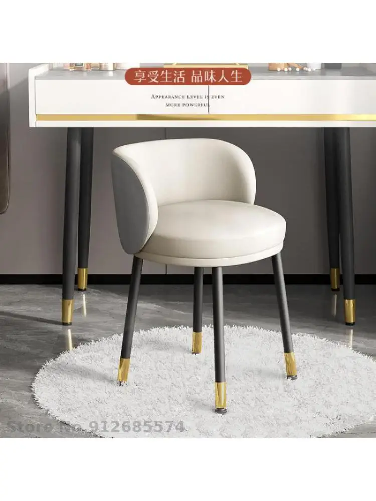 Lumina de lux machiaj scaun Nordic minimalist dressing masă, scaun dormitor minimalist moi spătarul scaunului net machiaj roșu scaun