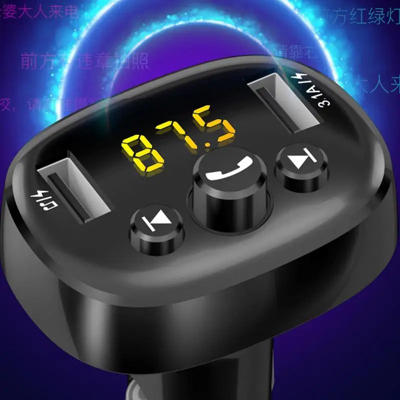 Masina Mp3 Player Wireless Dinte Adaptor Auto Dinte Plugin Pentru Masina De Transmisie De Voce De Înaltă Rezoluție Sunet Stereo Lossless