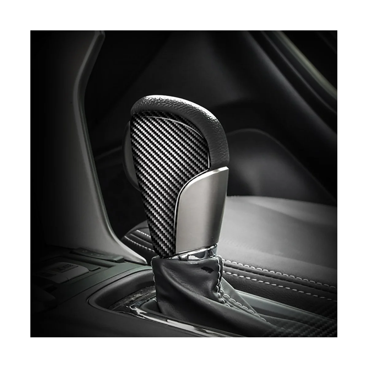 Masina Schimbătorului de Viteze Acoperă Autocolante pentru Subaru Forester 2013-2018 Accesorii din Fibra de Carbon Interior