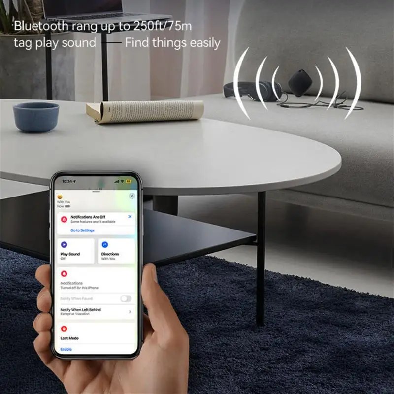 Mini Bluetooth Smart Tracker Portabil animale de Companie Copil Anti-a Pierdut Localizare IOS Alarma Wireless Etichete Pentru Portofel Cheie de Sprijin Apple a Găsi APLICAȚIA Mea