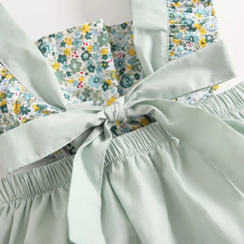 Moda De Imprimare Florale Haine Pentru Copii Fete Costume De Bumbac, Fără Mâneci Fetita Haine De Vară De Îmbrăcăminte Nou-Născuți 1-3 Ani