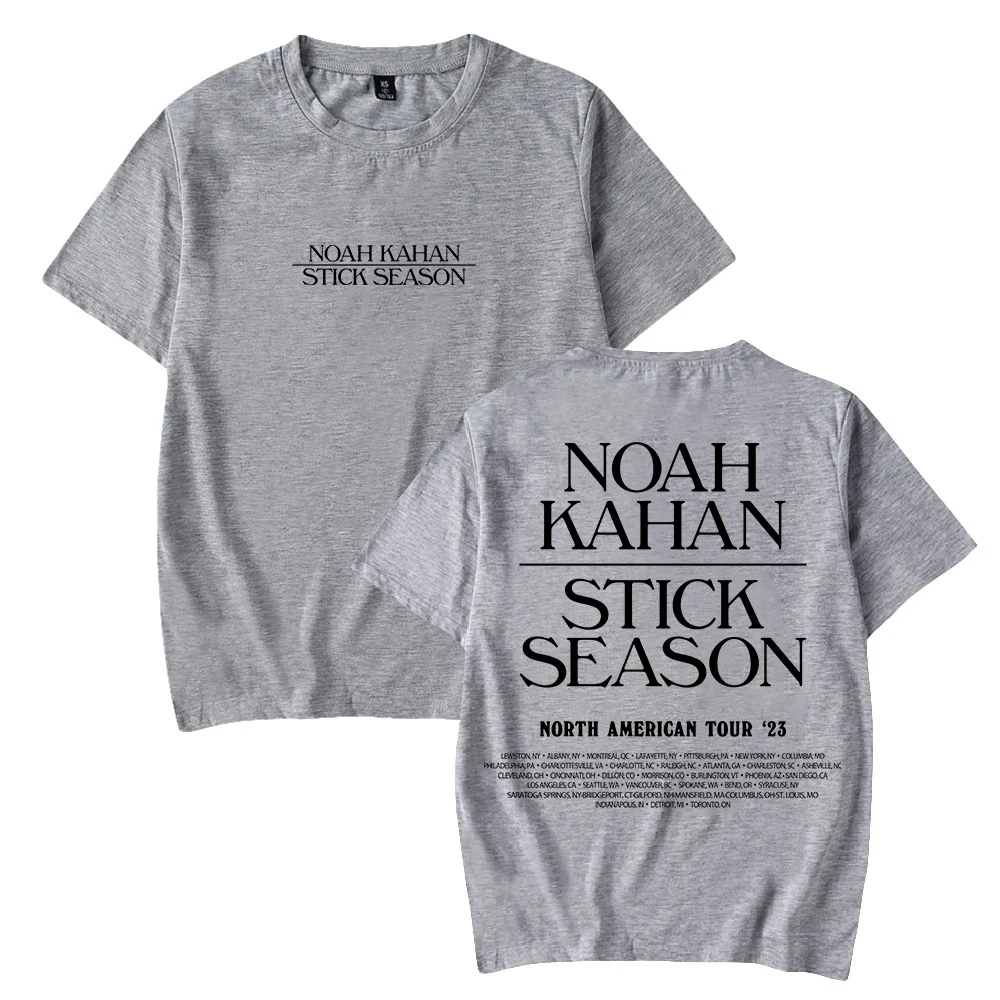Noah Kahan Stick Sezonul Merch 2023 Minim de Turism tricou Bumbac Short Sleeve Crewneck Tee Femei Barbati Tricou Haine de Moda