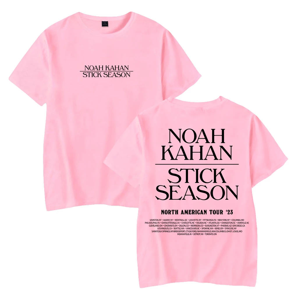 Noah Kahan Stick Sezonul Merch 2023 Minim de Turism tricou Bumbac Short Sleeve Crewneck Tee Femei Barbati Tricou Haine de Moda
