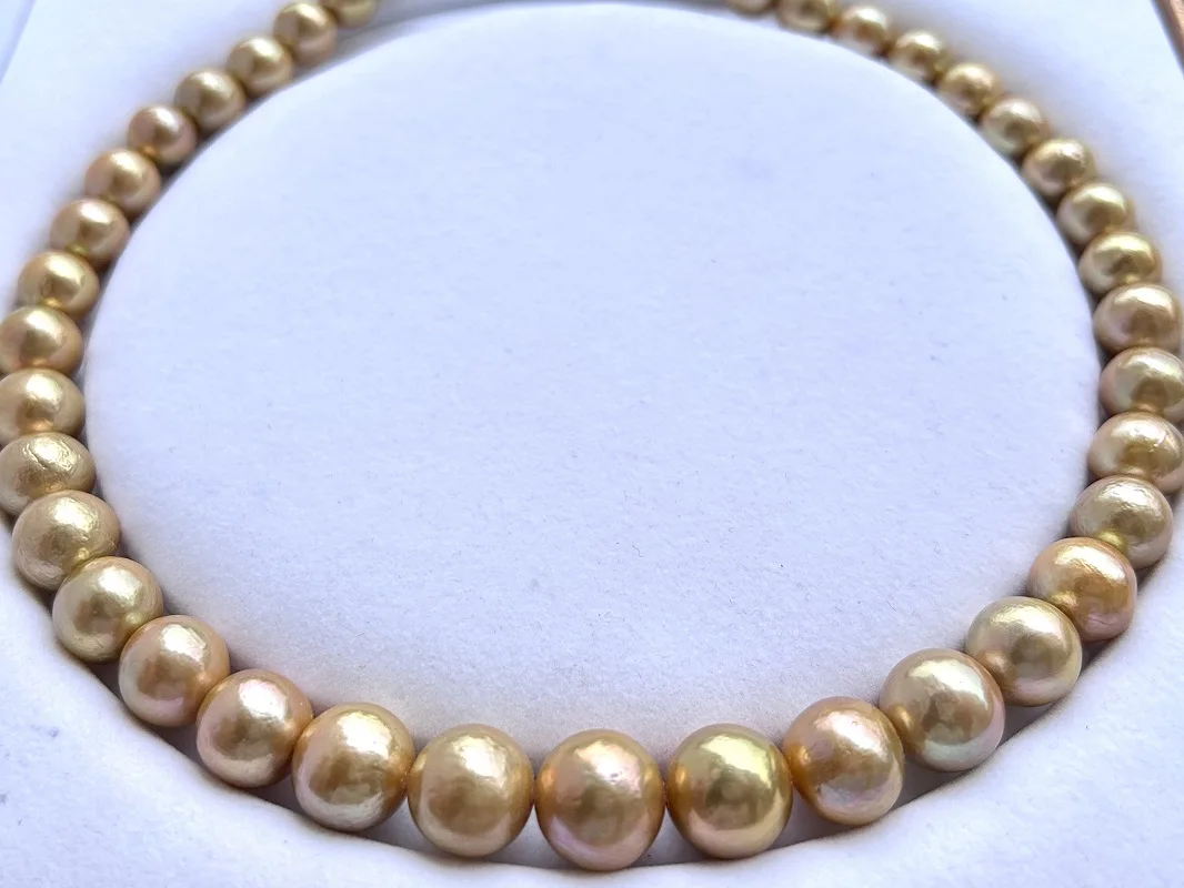 Nou 11-14mm Naturale Edison Colier de Perle Un Pic Falw Partidul Colier pentru Femei de Moda 925 De Bijuterii de Argint