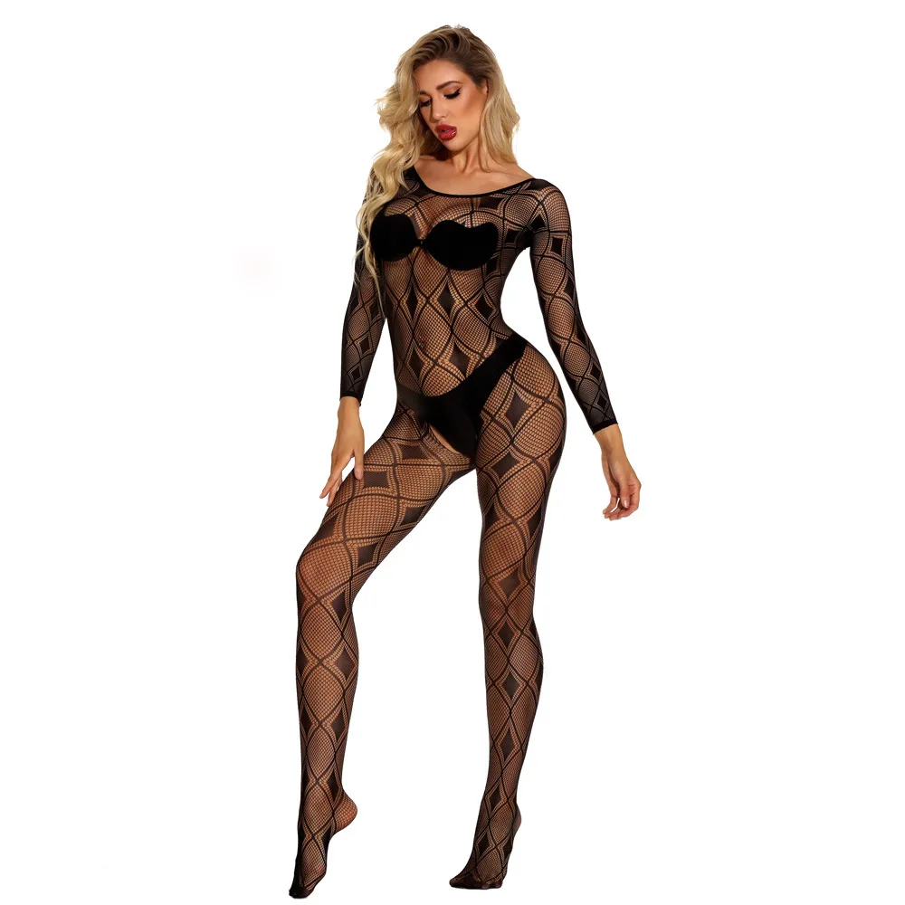 Noua Lenjerie Erotica Body Femei, Bodystocking Crotchless Albe Transparente Lenjerie Sexy Costume Lenceria Catsuit Corpul Su