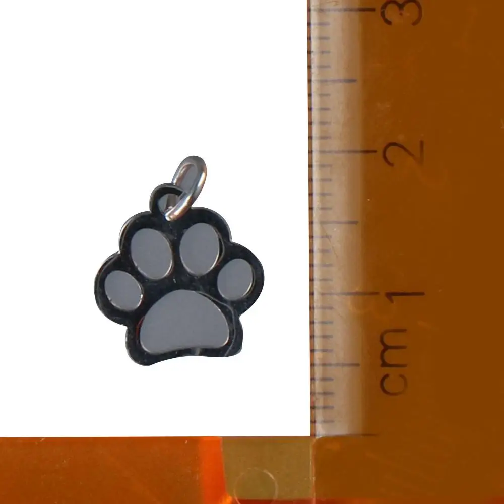 Oțel, Aur, Rose de Aur din Aliaj de Câine Drăguț Farmece Dimensiune: 16*12 mm din Oțel Inoxidabil Câine Pandantiv Rotund din Oțel Inoxidabil 304 Pandantiv