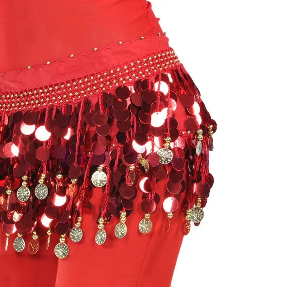 Pentru Thailanda/India/Arabe Spectacol Sexy Costume Ciucuri Talie Lanț Hip Eșarfă Dansatoare Fusta Belly Dance Centura