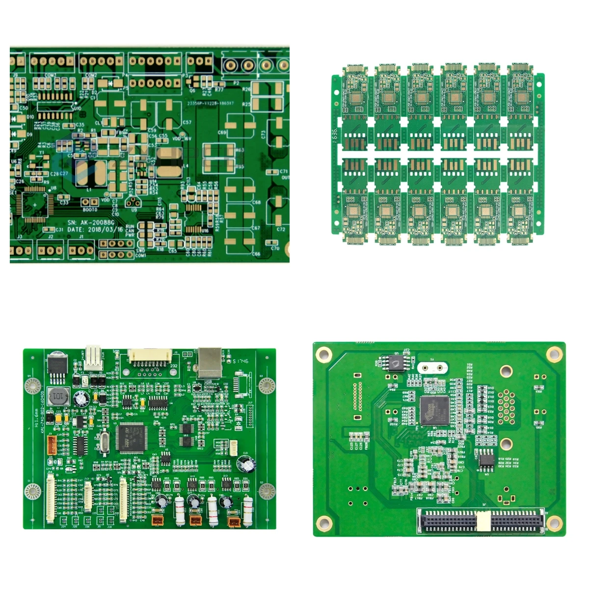 Placă de Circuit imprimat PCB Fab SMT Prototip Eșantion China Fabricarea de Fabricatie Multistrat 6 Strat Dublu față-Verso