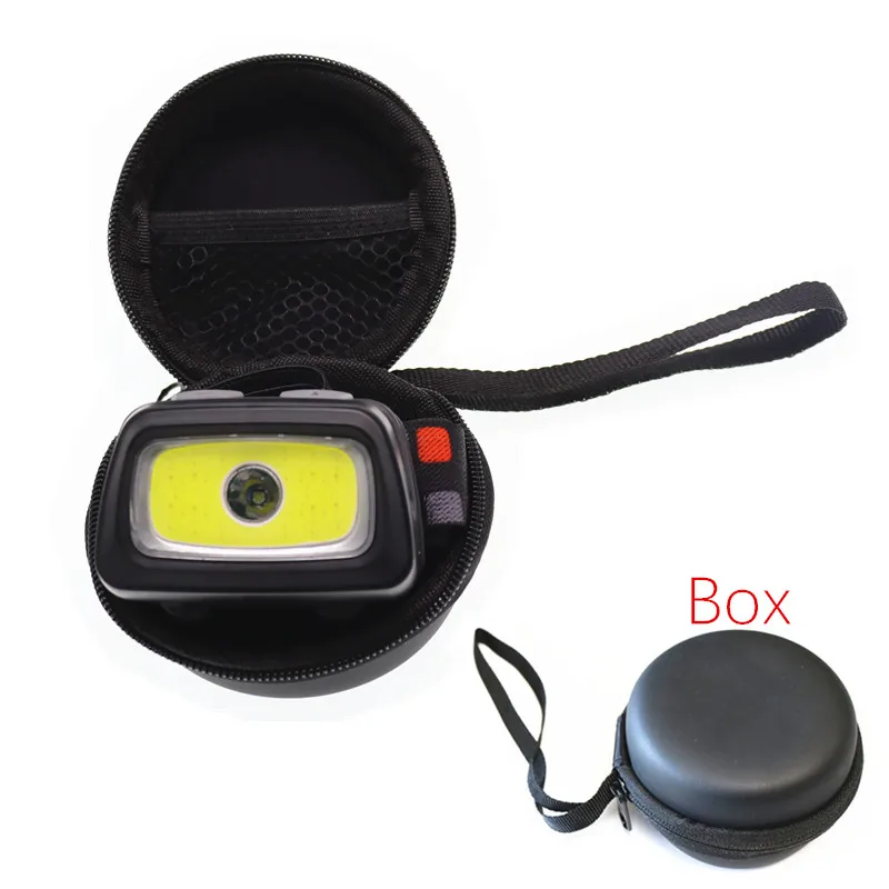 Portabil mini COB+XPE LED Far în aer liber, camping Pescuit faruri de Lucru lanterna lanterna foloseste 3*Baterie AAA