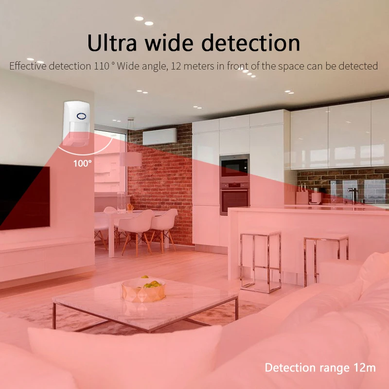 Portabil Senzor Nou Senzor De Mișcare Infraroșu Inteligent Detectoare De Detectare A Corpului Uman Pentru Tuya Wifi Alarmă Antifurt Cu Tuyasmart App