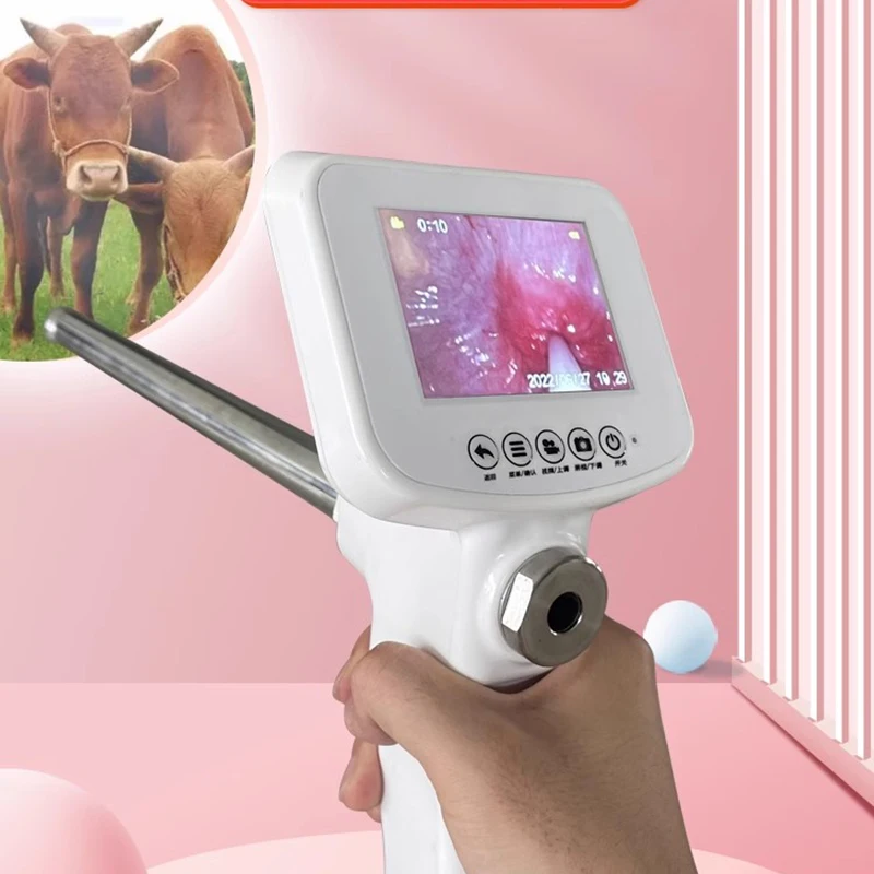 Portabil și temperatură constantă de încălzire portabil vizual artificiale inseminare arma pentru bovine de încărcare model