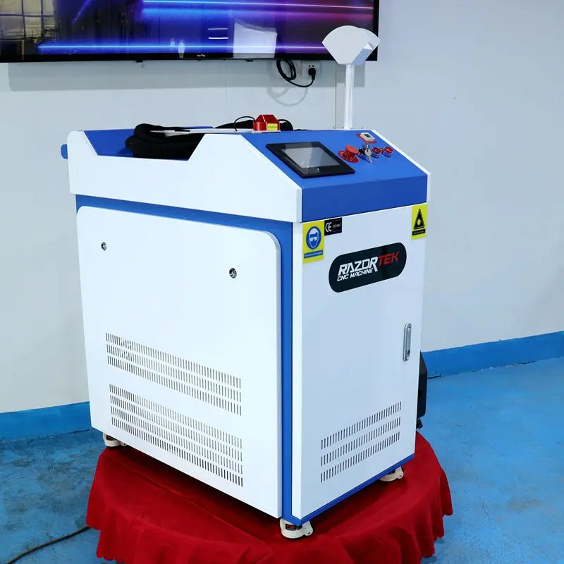 Raycus generator laser Hanwei sistem 3 în 1 portabile cu laser fibra de sudare și de tăiere mașină de preț