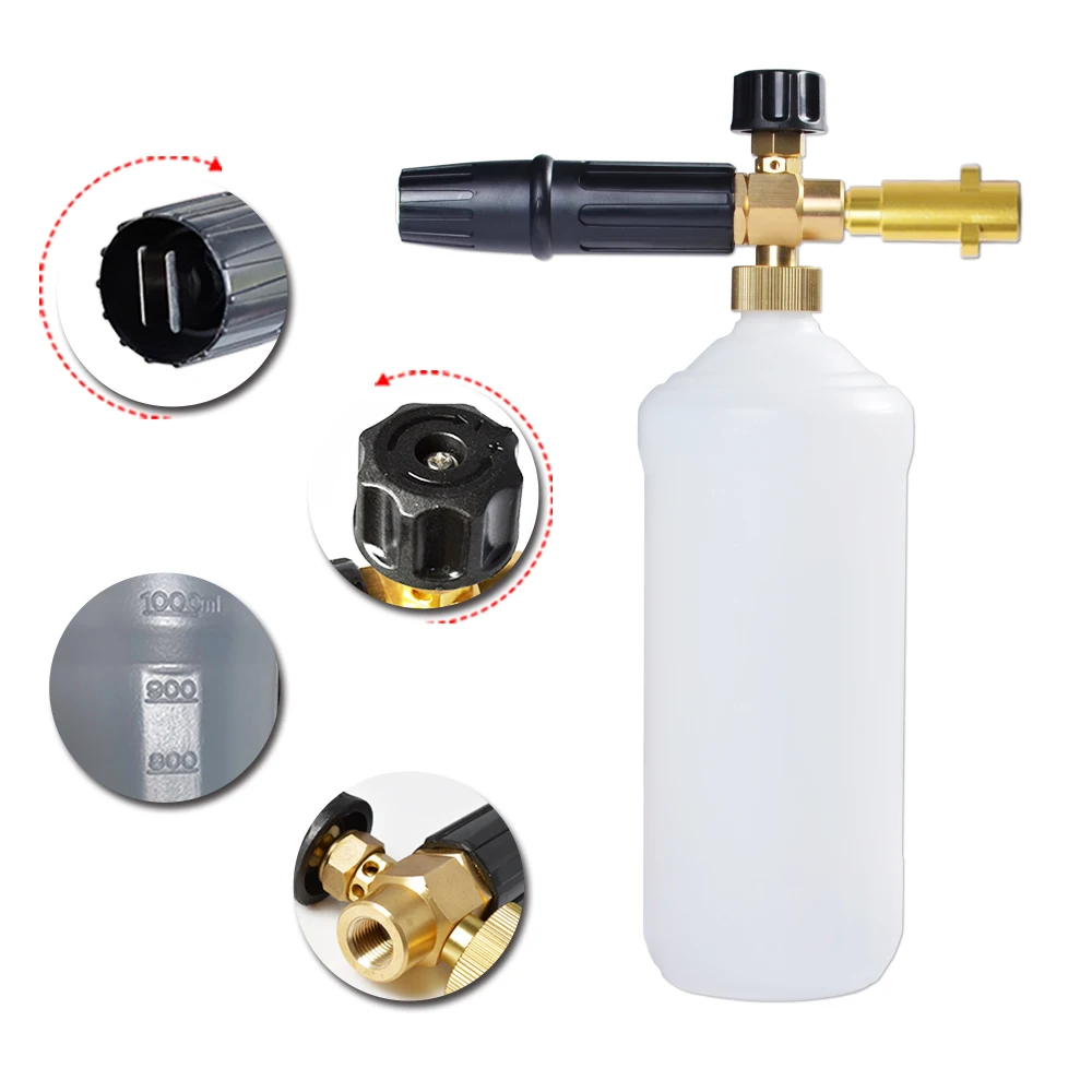 Reglabil de înaltă presiune de spălare auto arma rupt spuma oală conducta de apă utilizate pentru AR /Bosch/AQT mașină de curățare accesorii
