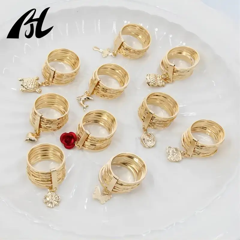 RUIXI set inel boutique selectate de navetiști ambarcațiune de tăiere inel pur inelul de sex feminin bijuterii