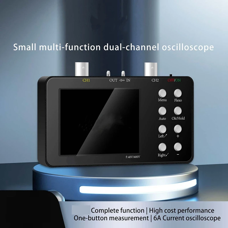SCO2 2 Canal de Osciloscop Digital 50M Rata de Eșantionare 10Msa/S Analogice de Bandă Onekey AUTO Pentru Reparații, Electronice DIY Durabil