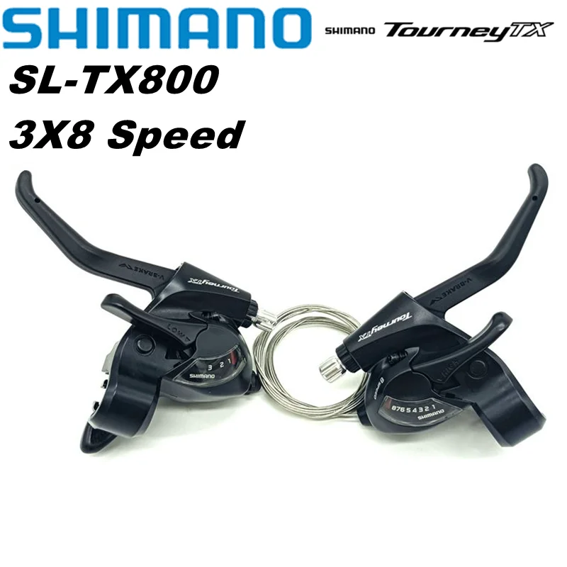 Shimano 24S Groupset ST-TX800 Bicicleta Tura/Manetă de Frână 3x8S TX800 Schimbare Pârghii RD-TZ500 Spate Derailleur FD-TZ500 Frontul Derailleur