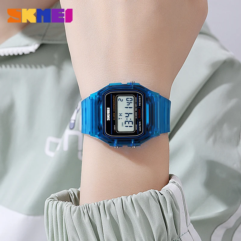 SKMEI Lux Ceas Electronic Bărbați Femei Moda Sport Impermeabil Calendar Data-Ceas de mână Ceas Numărătoarea inversă pentru Băieți și Fete