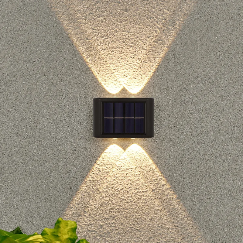Solare Lampă De Perete În Aer Liber Lumina Solara Rezistent La Apa În Sus Și În Jos Luminos Iluminat Curte Strada Peisaj Garden Decor De Perete De Lumină