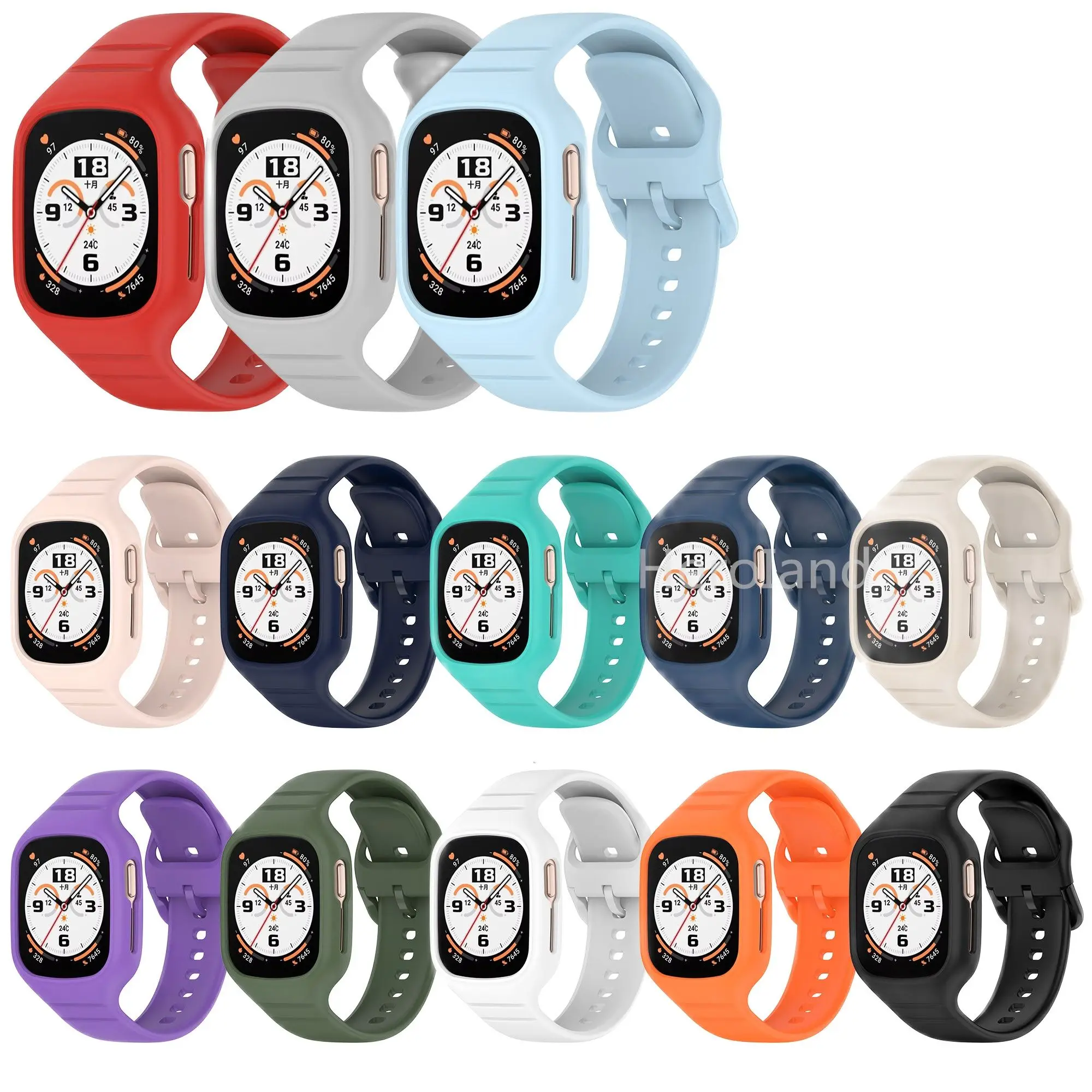 Sport Silicon Watchband Pentru Huawei Honor Ceas 4 Curea Smarwatch Wriststrap Pentru Onoare Watch4 Brățară Accesorii 2 in 1 Centura