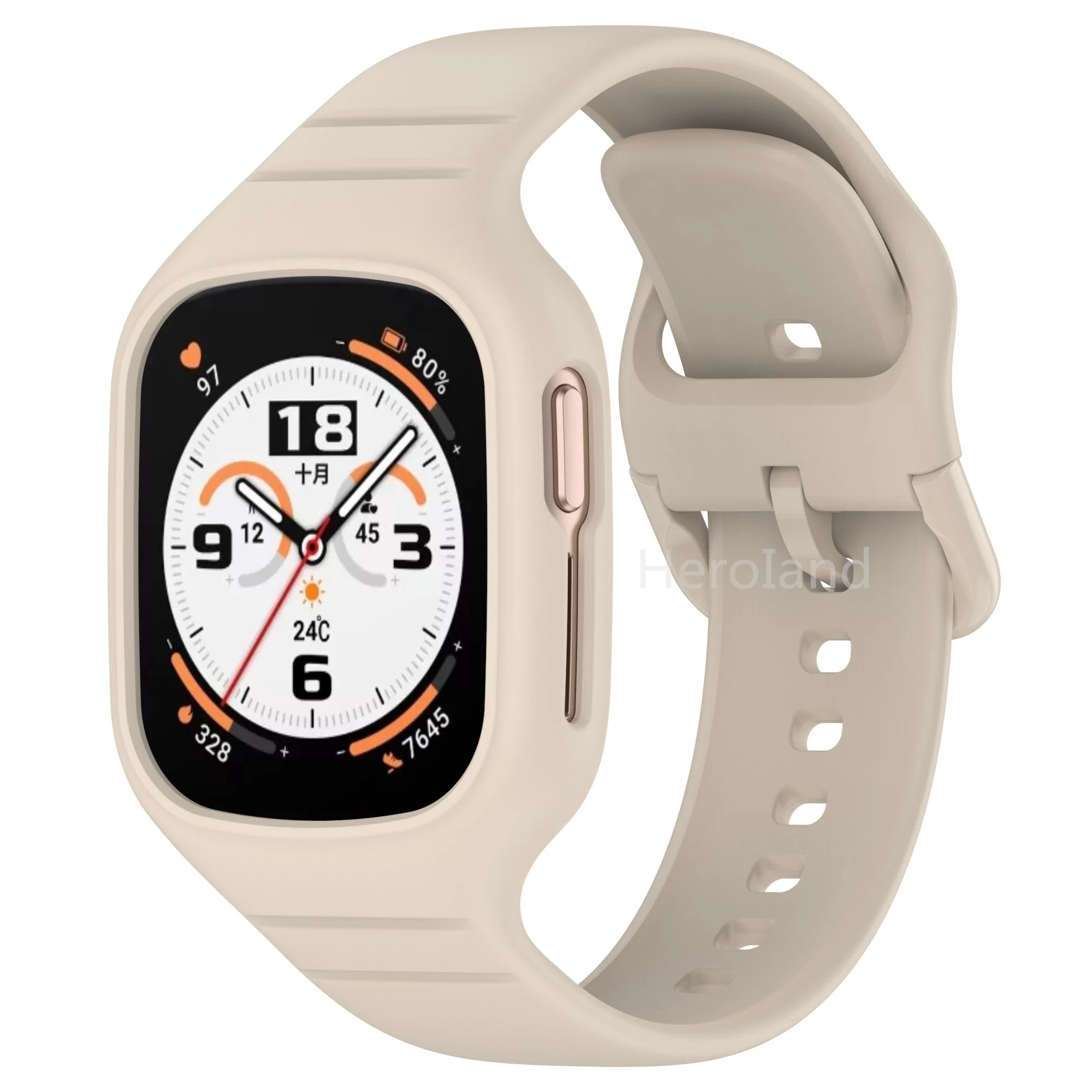 Sport Silicon Watchband Pentru Huawei Honor Ceas 4 Curea Smarwatch Wriststrap Pentru Onoare Watch4 Brățară Accesorii 2 in 1 Centura