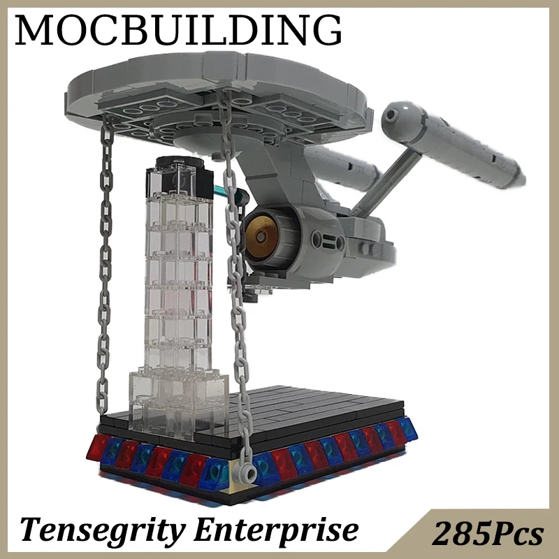 Tensegrity nave Spațiale Enterprise MOC Bloc Caramida Jucării pentru Copii, Cadou de Ziua de nastere