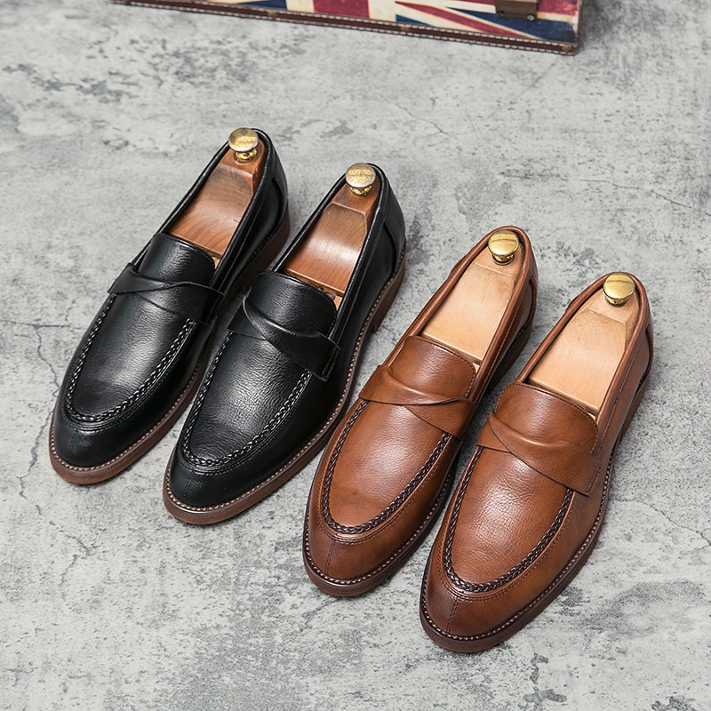 Toate-Meci Casual Șoc-Absorbant Rezistent la Uzura Încălțăminte de Lux, Încălțăminte pentru Bărbați Pantofi de Piele Pantofi de Afaceri Pantofi Rochie