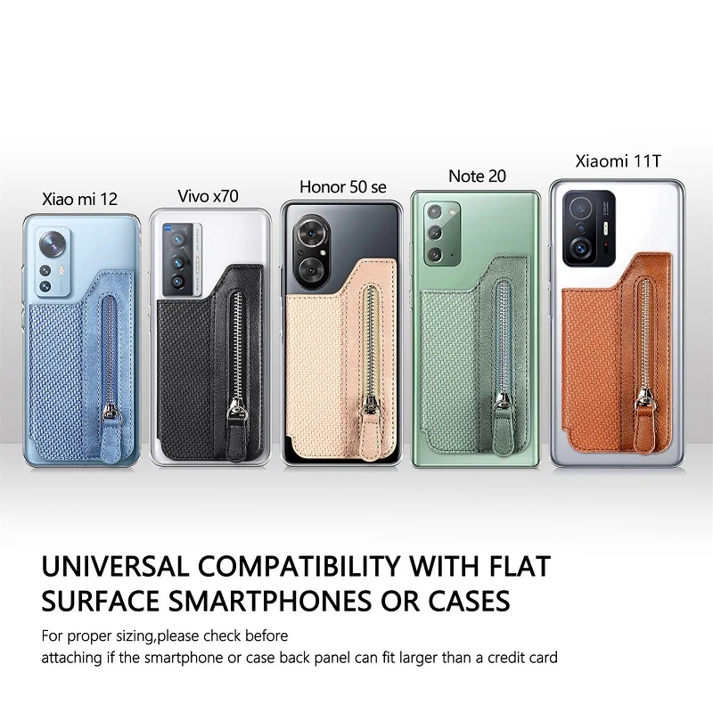 Universal de Telefon Capacul din Spate Pentru iPhone 14 Plus 13 Pro Max Huawei P60 Samsung din Piele Carte de Titularul Portofel Caz Bracket Shell Coque