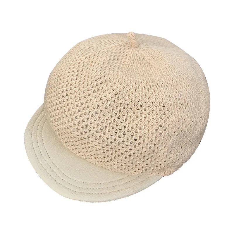 Vara Gol Berete Vizorul Pălării de Vară pentru Femei Kawaii Drăguț Capac de vânzător de ziare pentru Fete Dulce Plasă de Pălărie de Soare pe Plajă în aer liber Boina Gorras