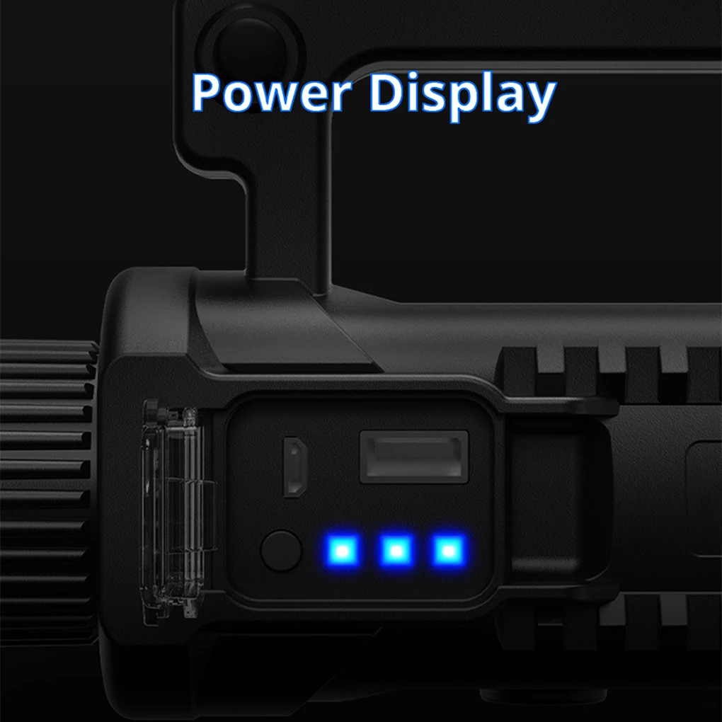 XHP70 Reîncărcabilă de Mare Putere Lanterne Led-uri Ultra-lungă Distanță de Iluminat Putere Banca Lampa Proiector XHP70 Puternică Lanternă